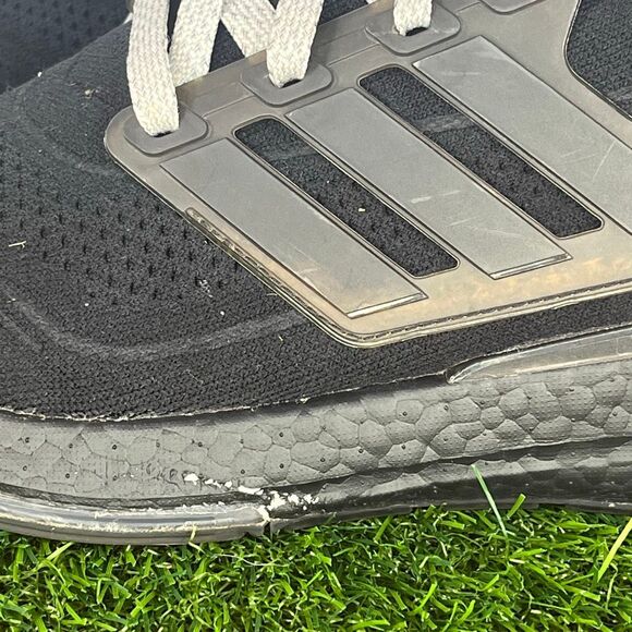 Adidas UltraBoost 21 Triple Black Running Shoes Men Size 10 Black - Picture 2 of 9